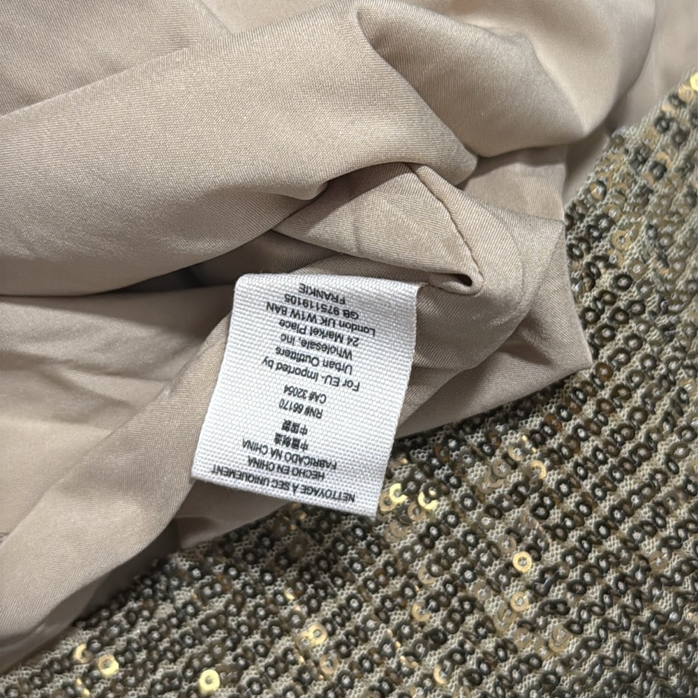 Saylor NYC Frankie Sequin Embroidered Mini Dress Bodycon Sweetheart Swifties M - Picture 14 of 15